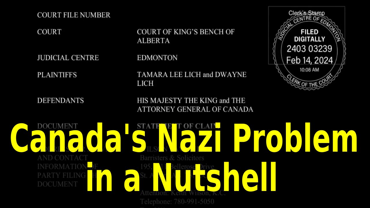 Canada's Nazi Problem in a Nutshell - 🎵 Pink Floyd - On the Turning Away 🎵
