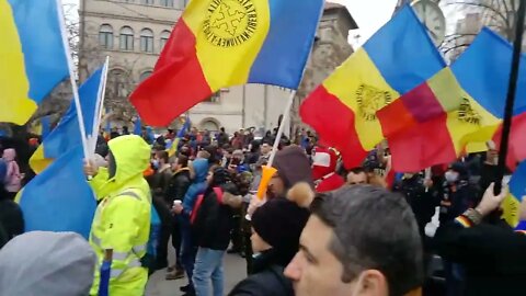Protestul AUR 27 februarie 2022