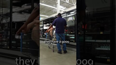 Getting in strangers shopping carts prank 😂