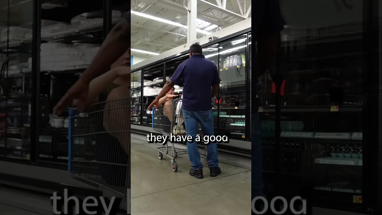 Getting in strangers shopping carts prank 😂