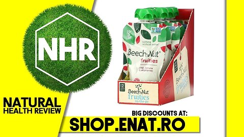 Beech-Nut, Fruities, 6+ Months, Pear, Banana & Raspberries, 12 Pouches, 3.5 oz (99 g) Each