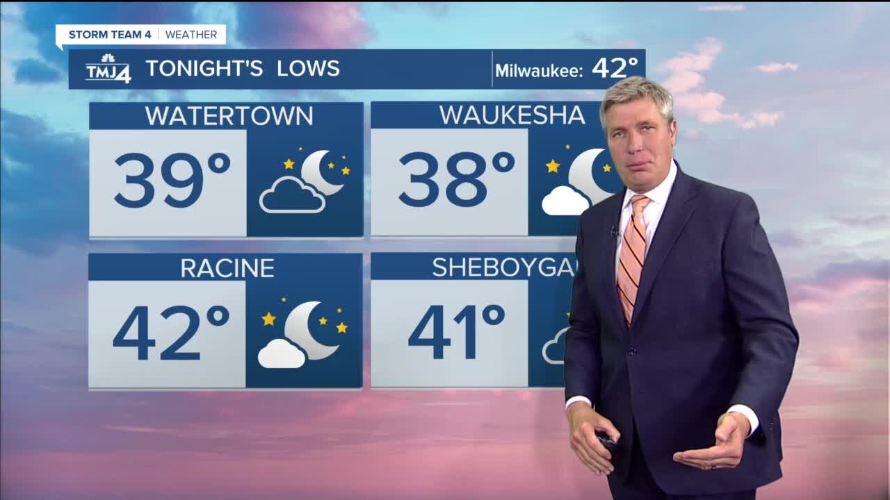 Lows stay in the 30s Thursday evening