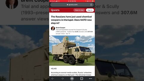 Russia Has used chemical weapons how will NATO respond￼