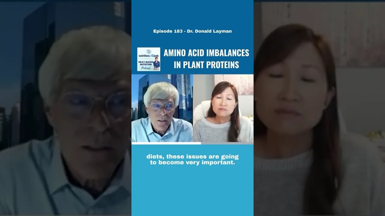 When we consider amino acids, plant based proteins are lacking in essential nutrients.