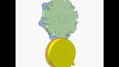 2950 Transmission with teeth uncompleted gears 4