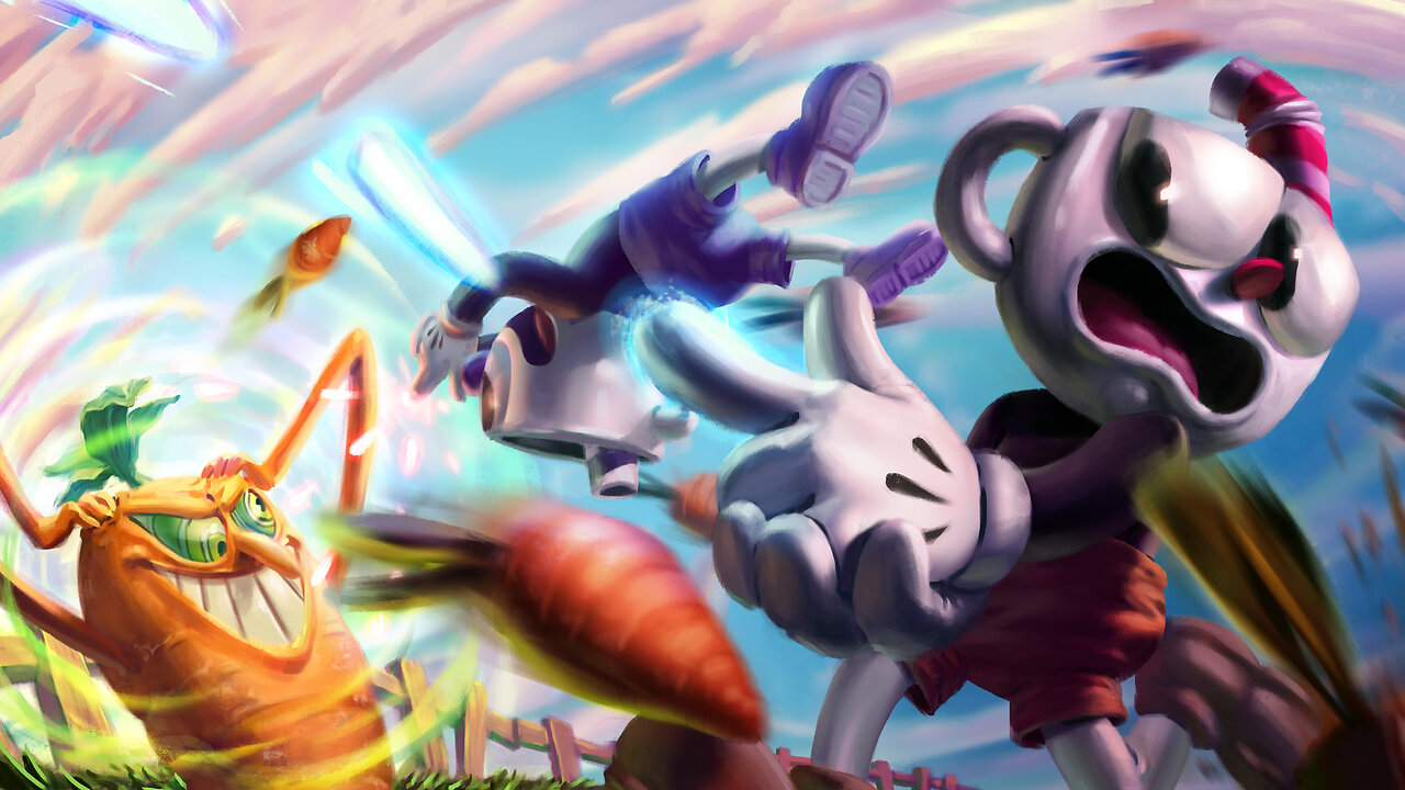 Bonito e dificil. o jogo é só cuphead kk