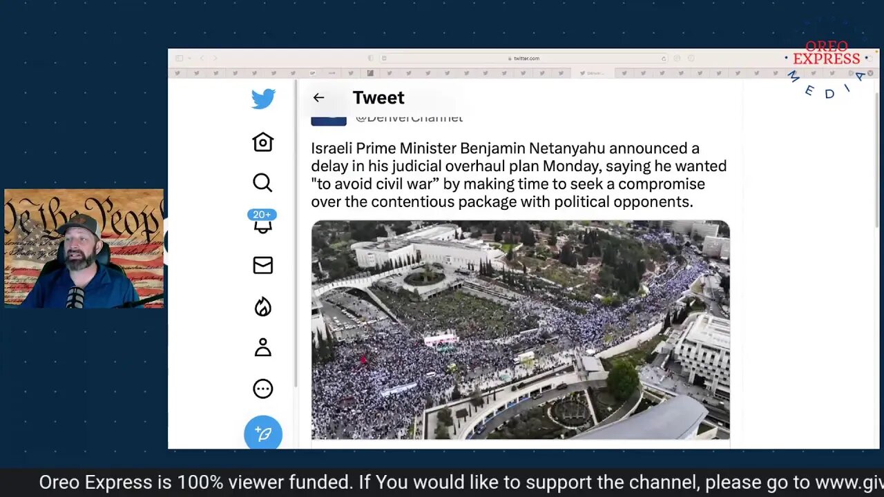 Live - Todays Topics - School Shooting - France - Israel - And More