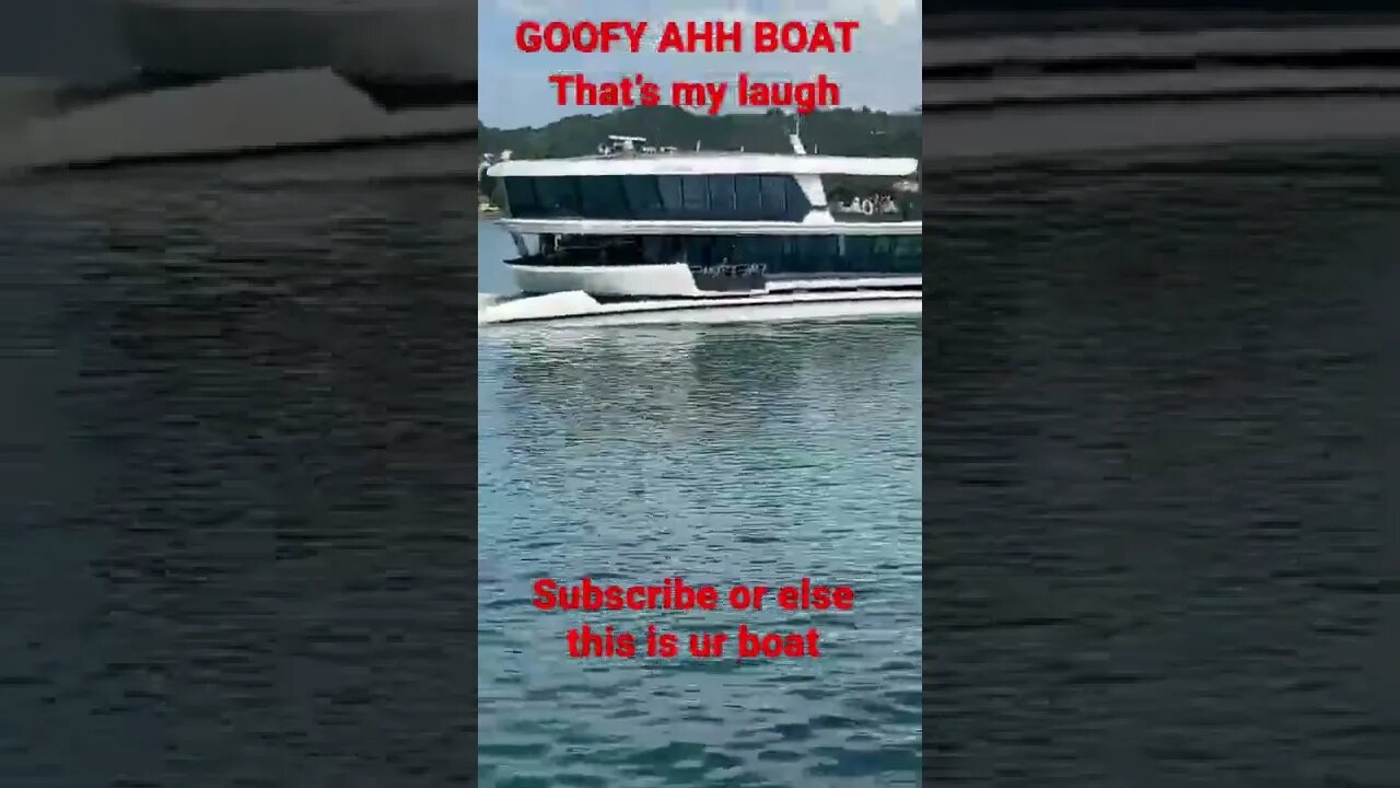GOOFY AHH BOAT 😂 #goofyahh #quandaledingle #shorts #switzerland #boat