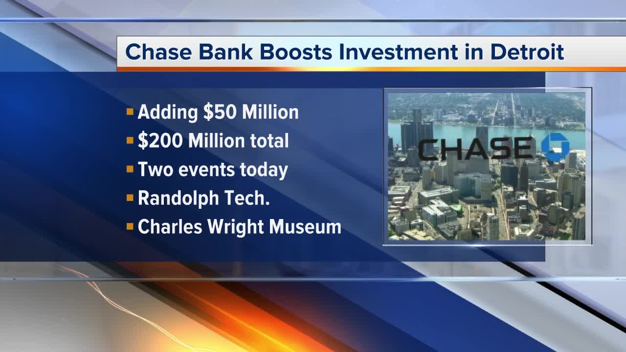 J.P. Morgan Chase to make $200M total investment in Detroit by 2022