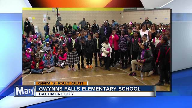 Good Morning from Gwynns Falls Elementary School