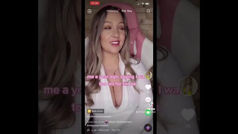 Old woman addicted to TikTok