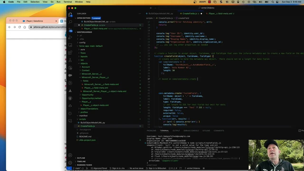 My Journey with ChatGPT, Co-Pilot, VSCode & JSForce: The Ups & Downs of Salesforce Field Creation