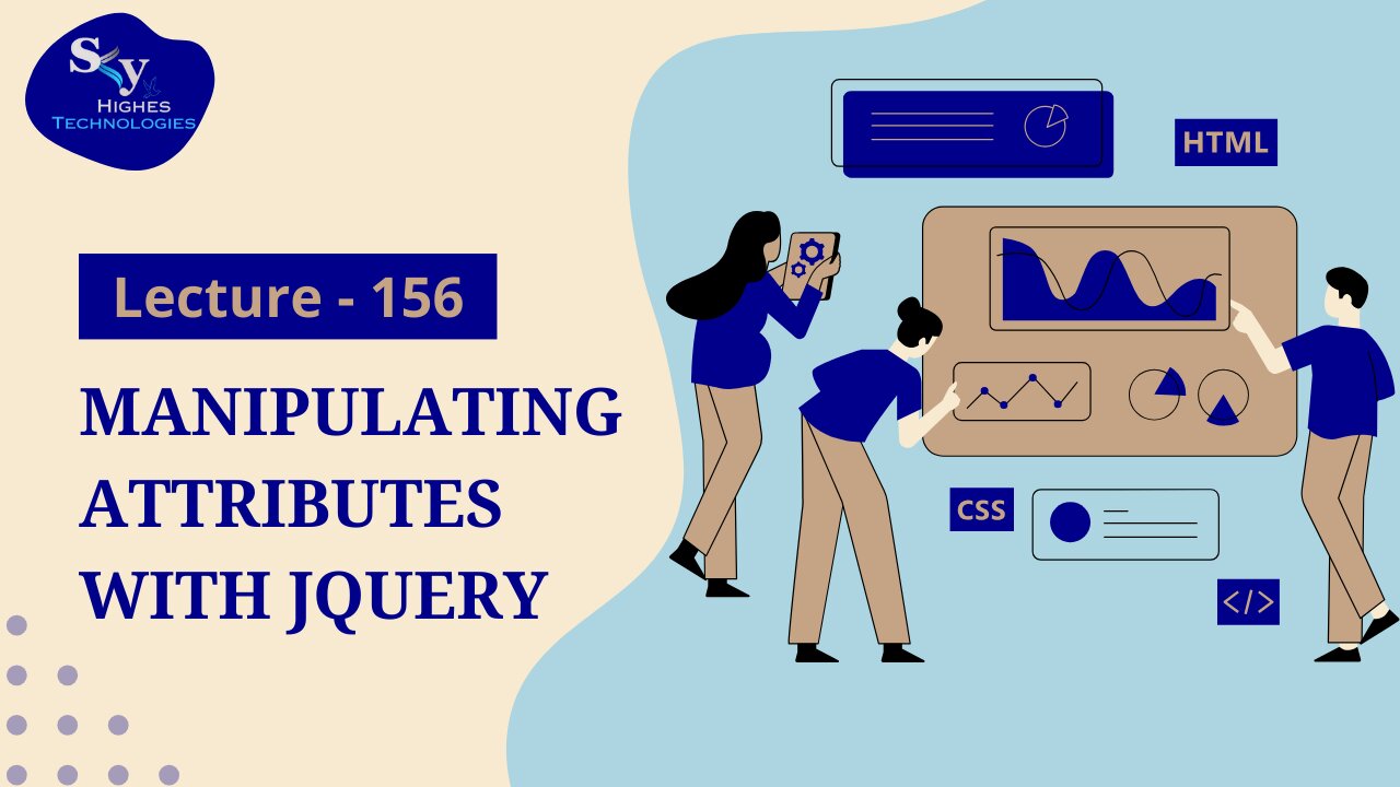 156. Manipulating Attributes with jQuery | Skyhighes | Web Development
