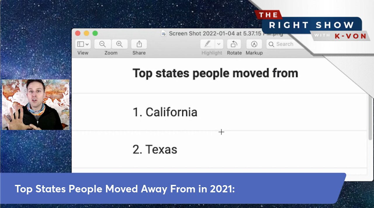 Top States People Moved To & From in '21? (comedian K-von quizzes you)