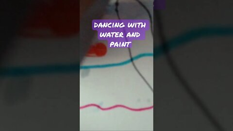 dance with water and colors #acrylicpaint #getmessy #release