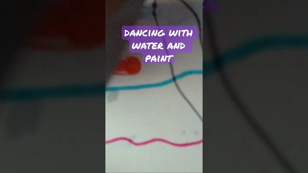 dance with water and colors #acrylicpaint #getmessy #release