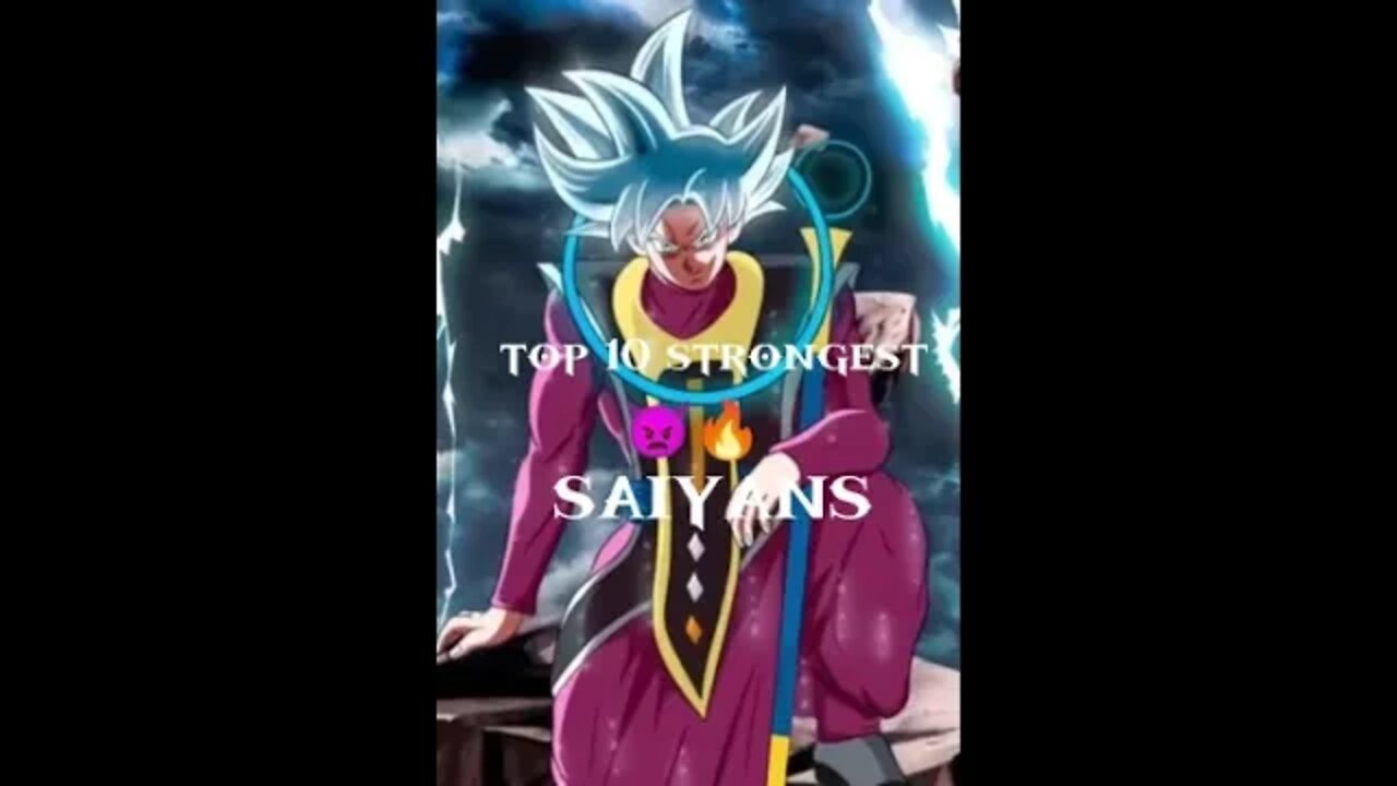 Top 10 Strongest Saiyans in DBS || Saiyan Power Race || Strongest animes