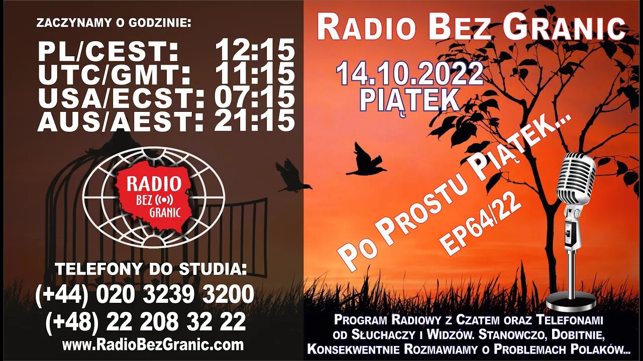 14.10.2022 - 11:15 - "Po Prostu Piątek..." - EP64/22