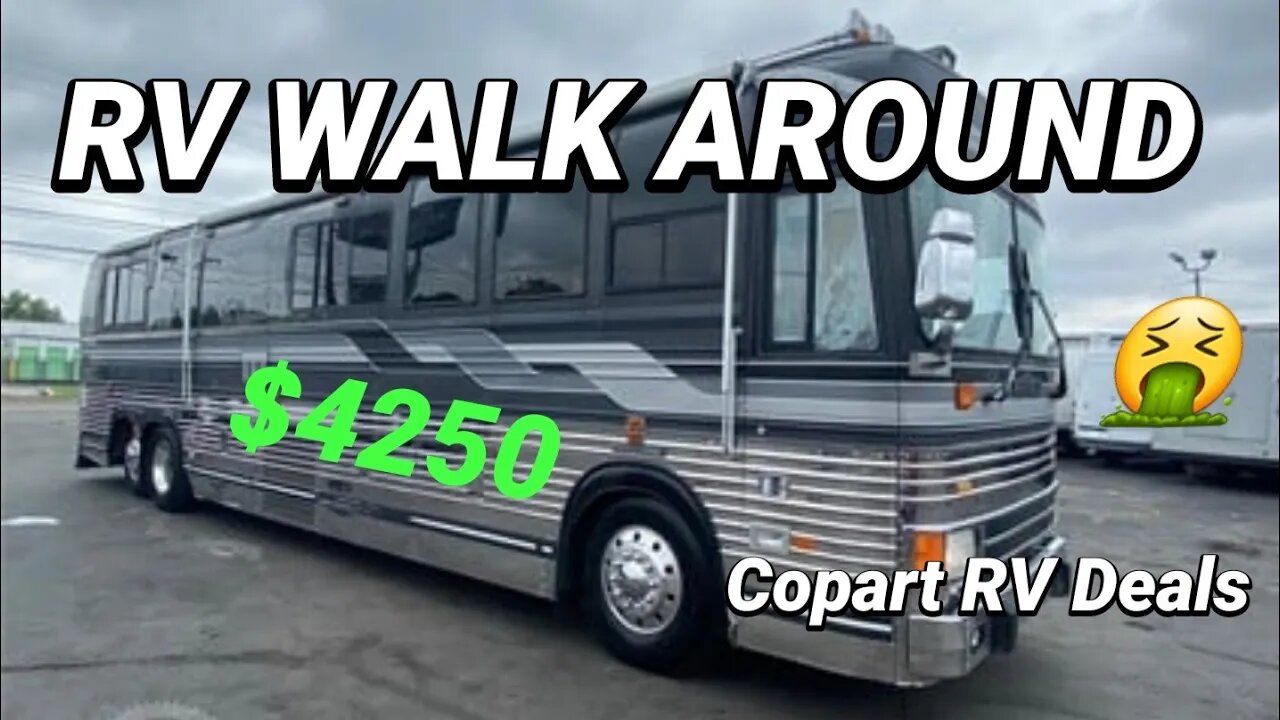 RV Walk Around at Copart, So Many Cheap RV, So Many Nasty Ones 🤮