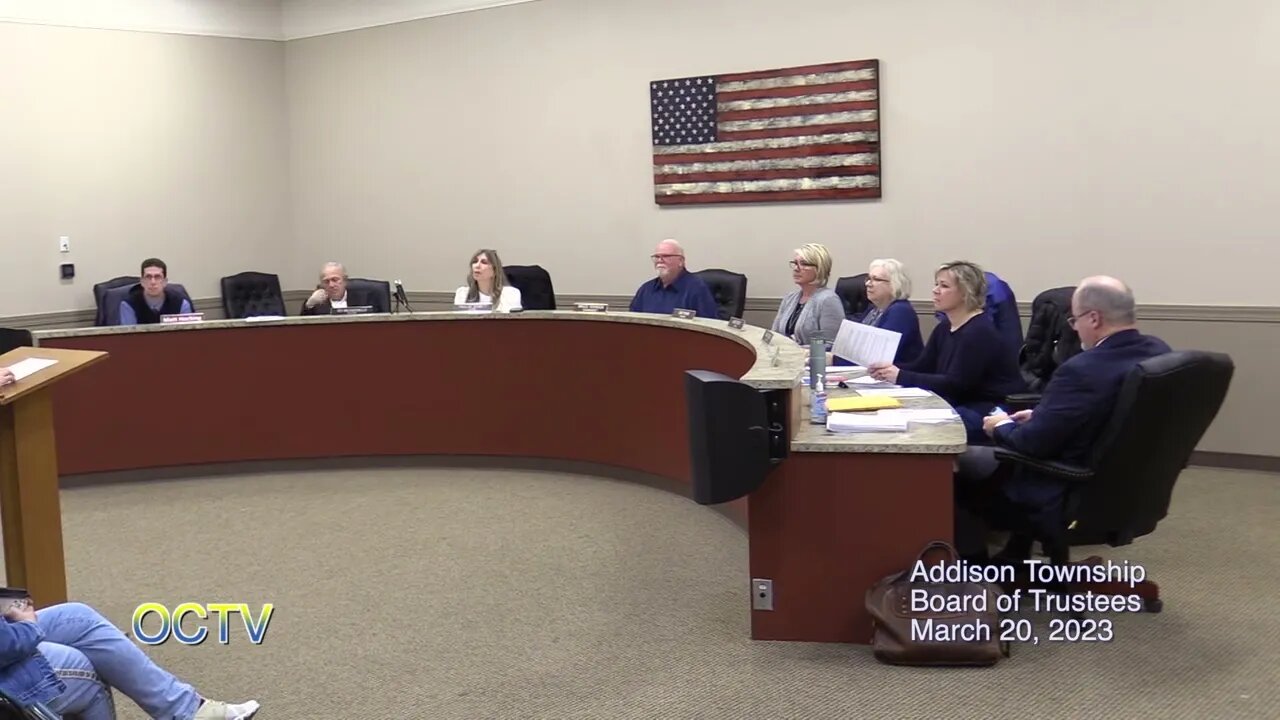 Addison Township Council: 3-20-23