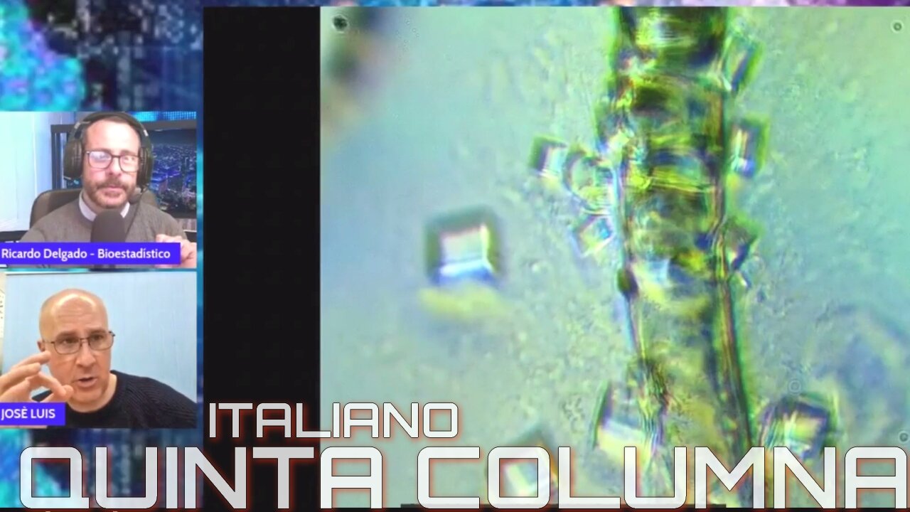 Parassiti & Tentacoli-Filamenti-Morgellons nelle fiale VAX Dr.Delgado Dr.Sevillano Quinta Columna italiano 2022