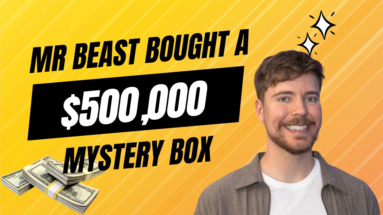 Mr Beast Bought a $500,000 Mystery Box