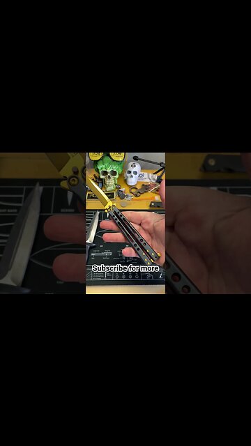 balisong￼ badass- Jerry Hom specter elite #Shorts #Knives #Bali #ButterflyKnife#ButterflyKnifeTricks