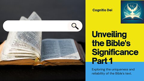 Unveiling the Bible's Significance: A Deep Dive into Its Origins and Impact - Part 1