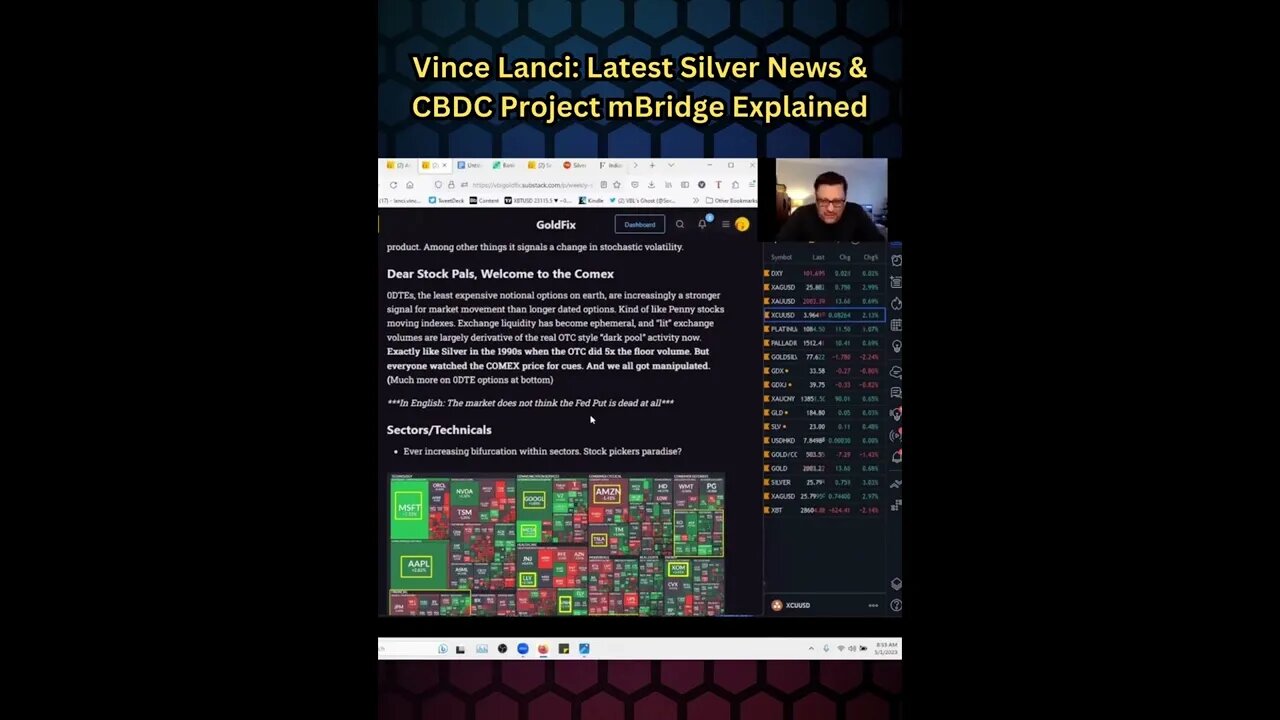 #VinceLanci Latest #Silver News & CBDC Project mBridge Explained