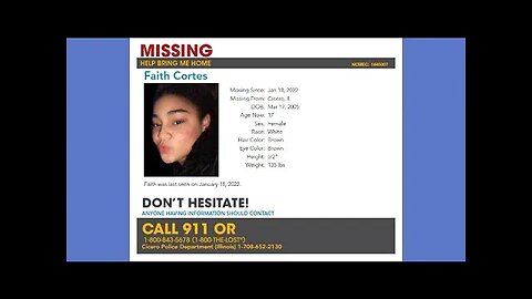 #Missing #Anniversary | Faith Cortes | 01/18/22
