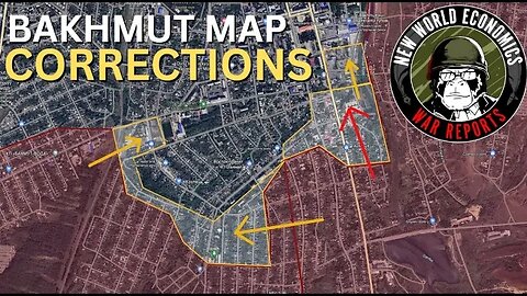 Russia Enters Bakhmut Market District (Map Corrections)