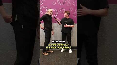 How He Found Out That His Back Was Broke 😬