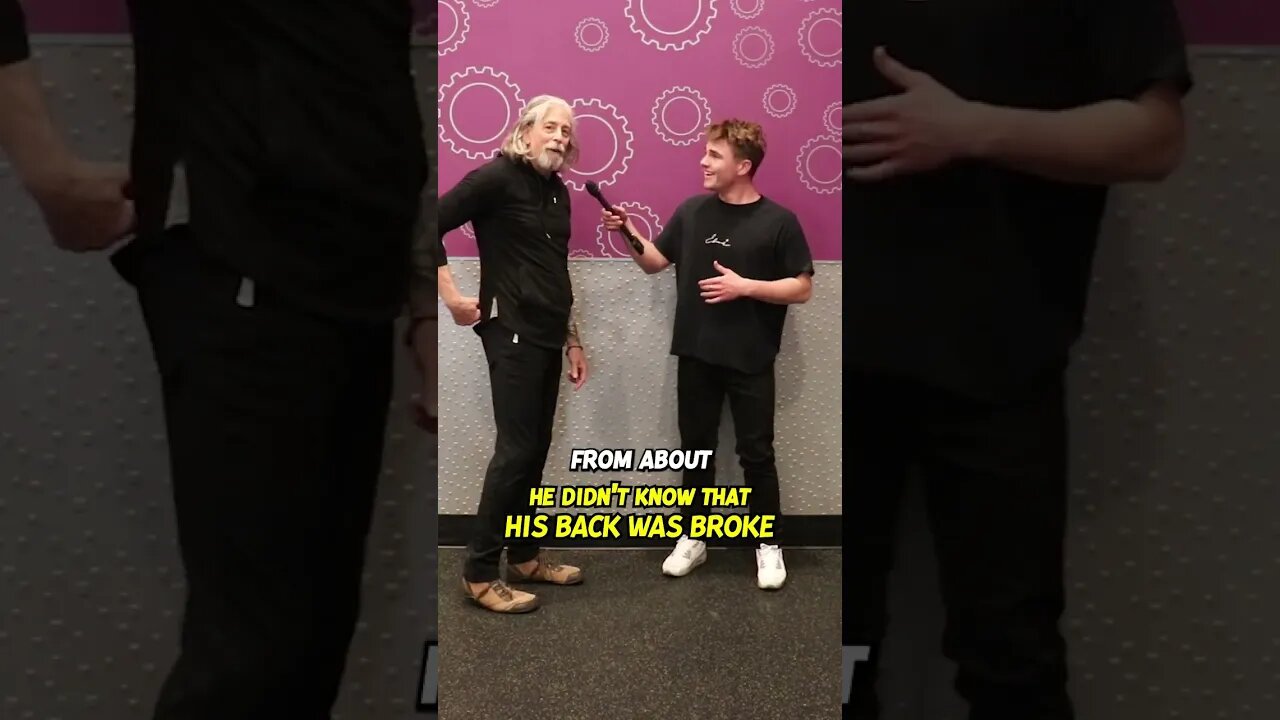 How He Found Out That His Back Was Broke 😬
