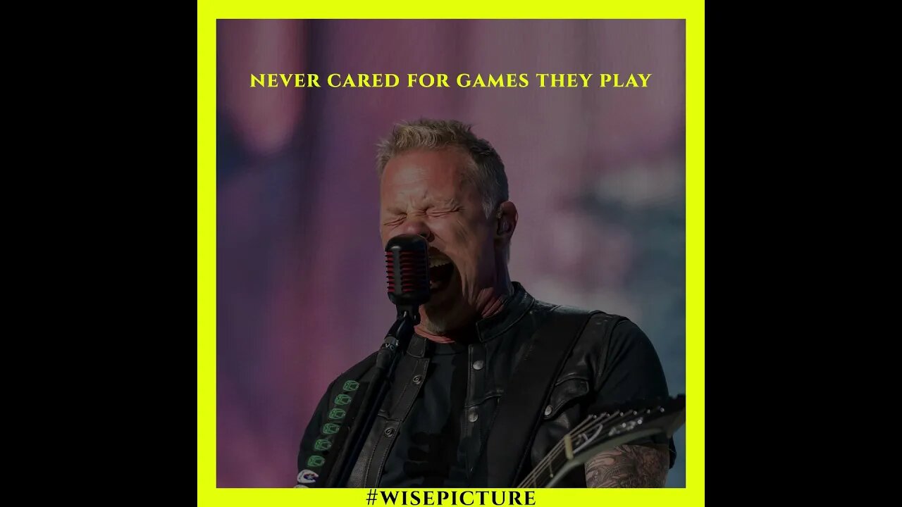 James Hetfield doesn't care...