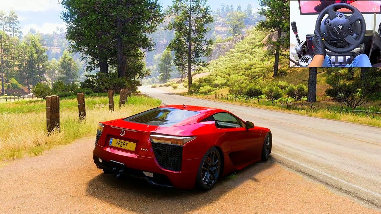 Lexus LFA - Forza Horizon 5 _ Thrustmaster TX gameplay