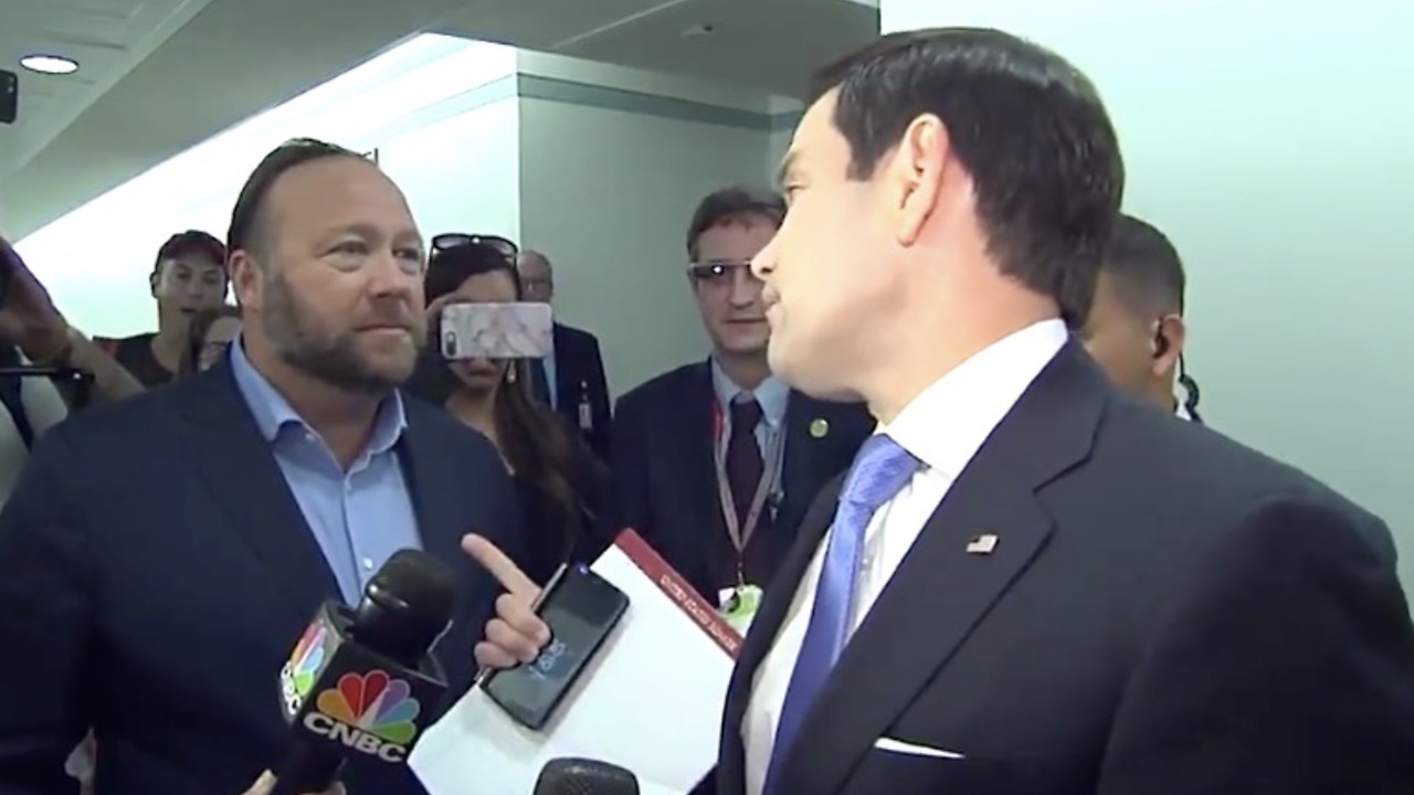 Marco Rubio vs Alex Jones — Watch It Go Down