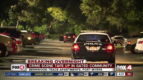 Police Investigation at Fort Myers Apartment complex