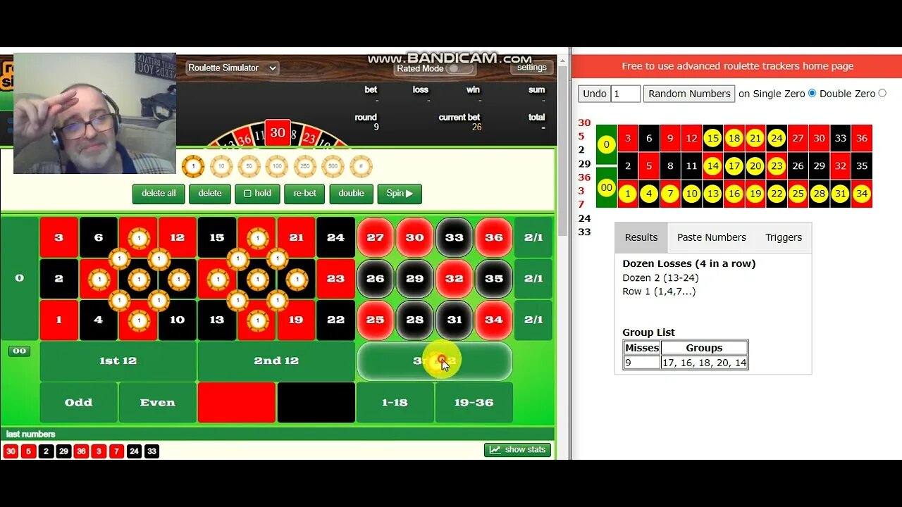 I predict roulette bets 85% of the time ... Never bet like me for real money it will drive u insane