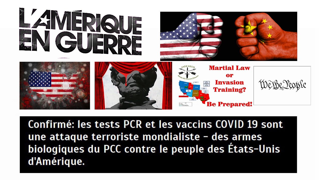 USA/ L'AMERIQUE est en guerre "en dedans comme en dehors"... (Hd 1080)