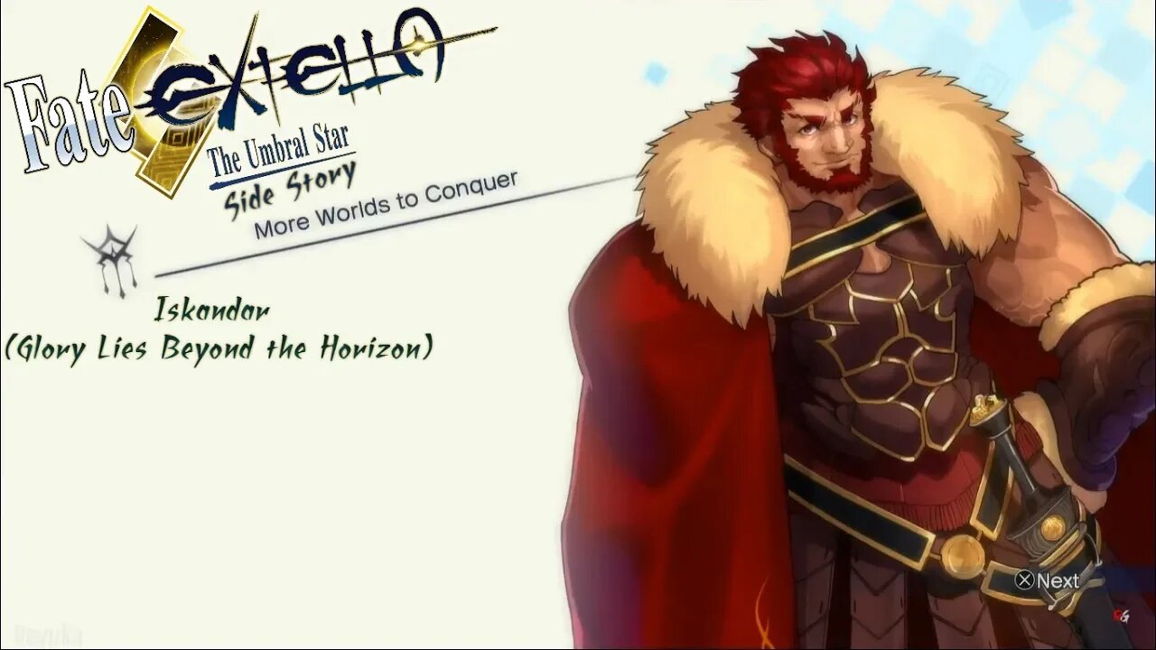 Fate/Extella: The Umbral Star - Side Story - Iskandar (Glory Lies Beyond the Horizon)