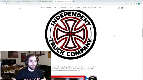 Tim Pool Claims Independent Truck Company's Logo