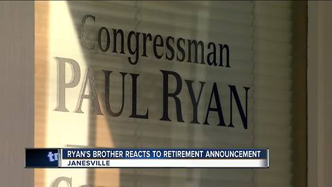 Paul Ryan's brother reacts to retirement announcement