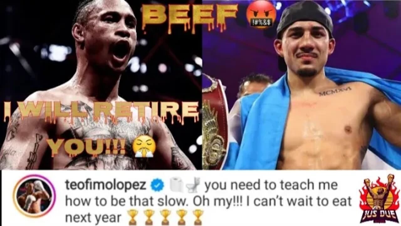 (BEEF) REGIS PROGRAIS TELLS TEOFIMO "I'LL RETIRE YOU"! TEOFIMO TELLS PROGRAIS HE'S TOO SLOW! #TWT