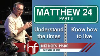 Understanding the Times Part 3