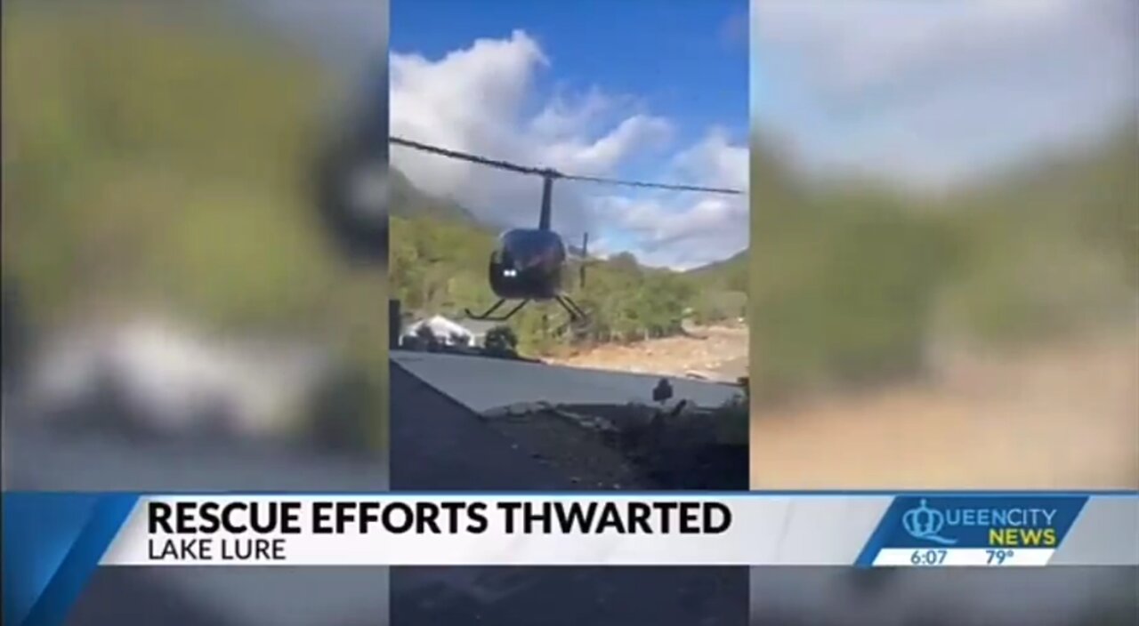 WTF!? RESCUE CHOPPER FORCED TO STAND-DOWN, LEAVING STRANDED VICTIMS BEHIND.