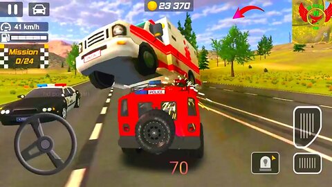 HD police vs gari game #670 police Gameplay Best Car Games Drift Gari Driving 2023 Android