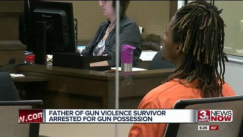 Father of gun violence survivor arrested for gun possession