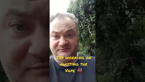 I'm working on quitting the Vape 🚭 - Day 1