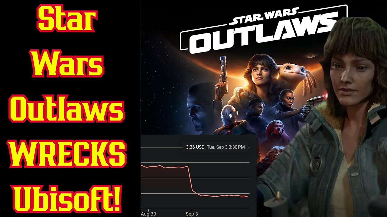 Star Wars TANKS Ubisoft's Stock After Outlaws FAILS! Backlash DROPS Sales Expectations