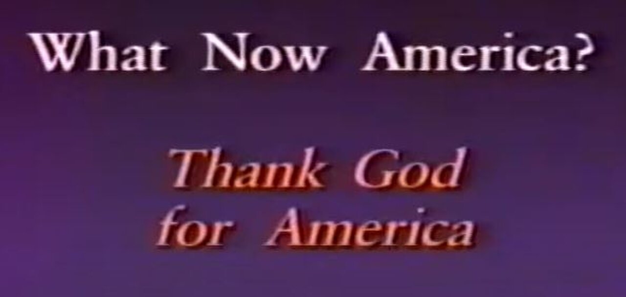 Thank God for America